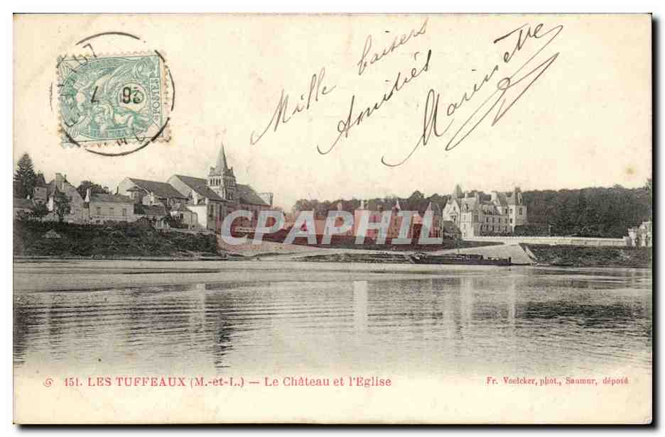 Chenehutte-les-Tuffeaux - CPA -Le Chateau de l'Eglise