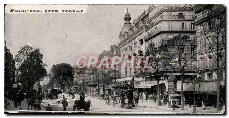 Paris - CPA - Boul Bonne-Nouvelle