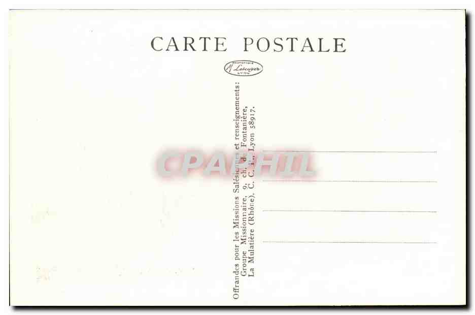 Patagonie et Terre de feu-CPA- Mgr Jara apostotique de Magelian en tournee pastorale — Rückseite