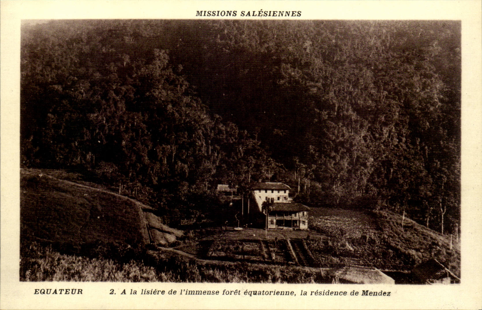 Missions Salesiennes -CPA- A la lisiere de L'immense foret equatorienne