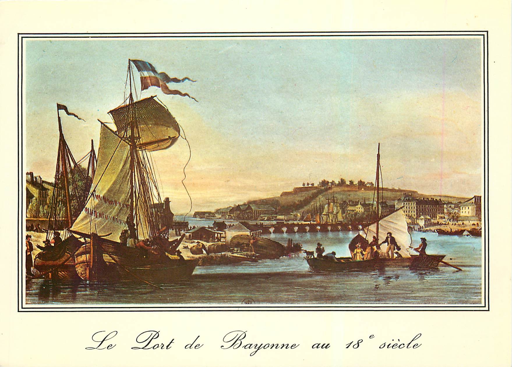 CPM Bayonne Vieille gravure du 18e siecle 