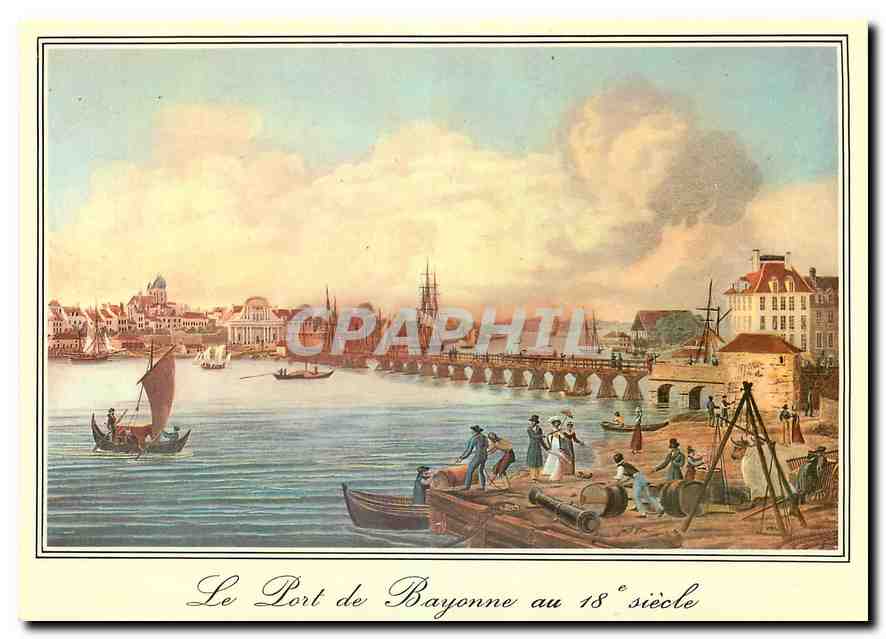 CPM Bayonne Vieilles Gravures du 18e siecle 
