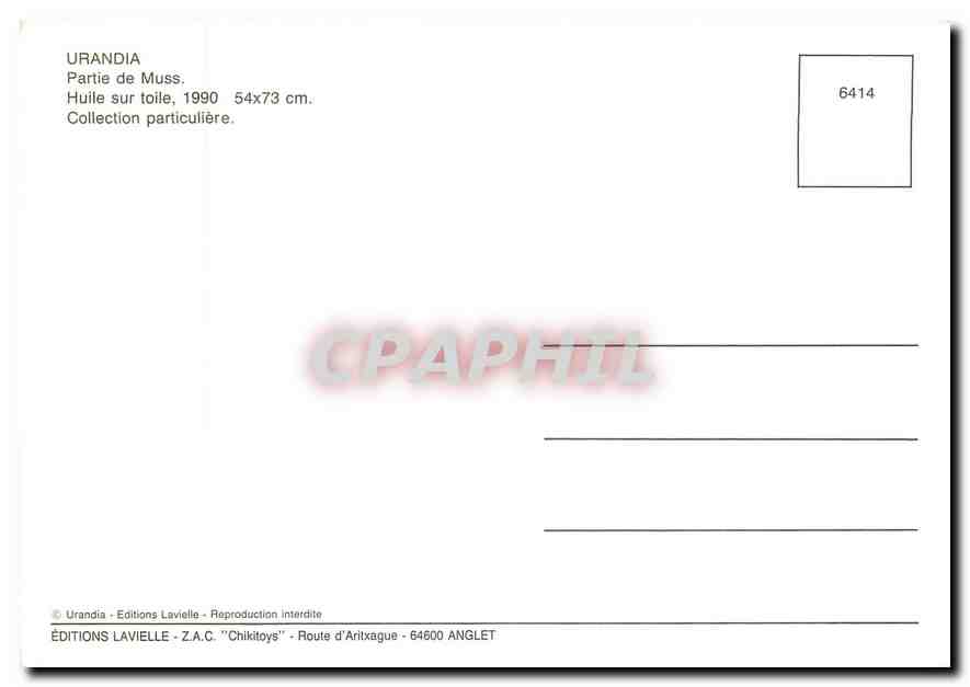 CPM Urandia Parite de Muss  — Rückseite