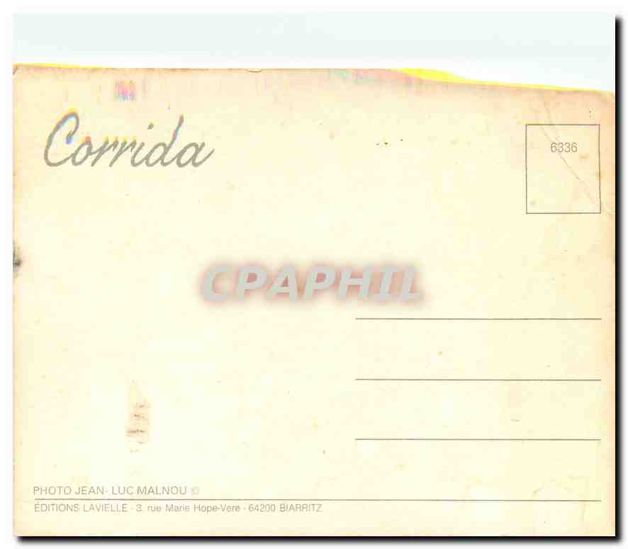 CPM Corrida  — Rückseite