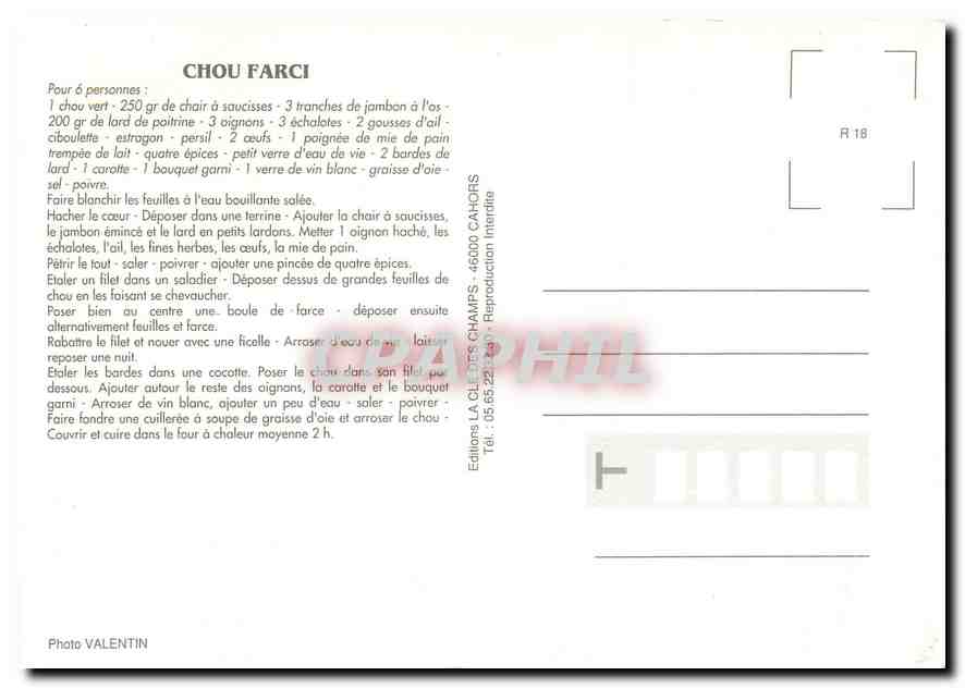 CPM Choux Farci  — Rückseite