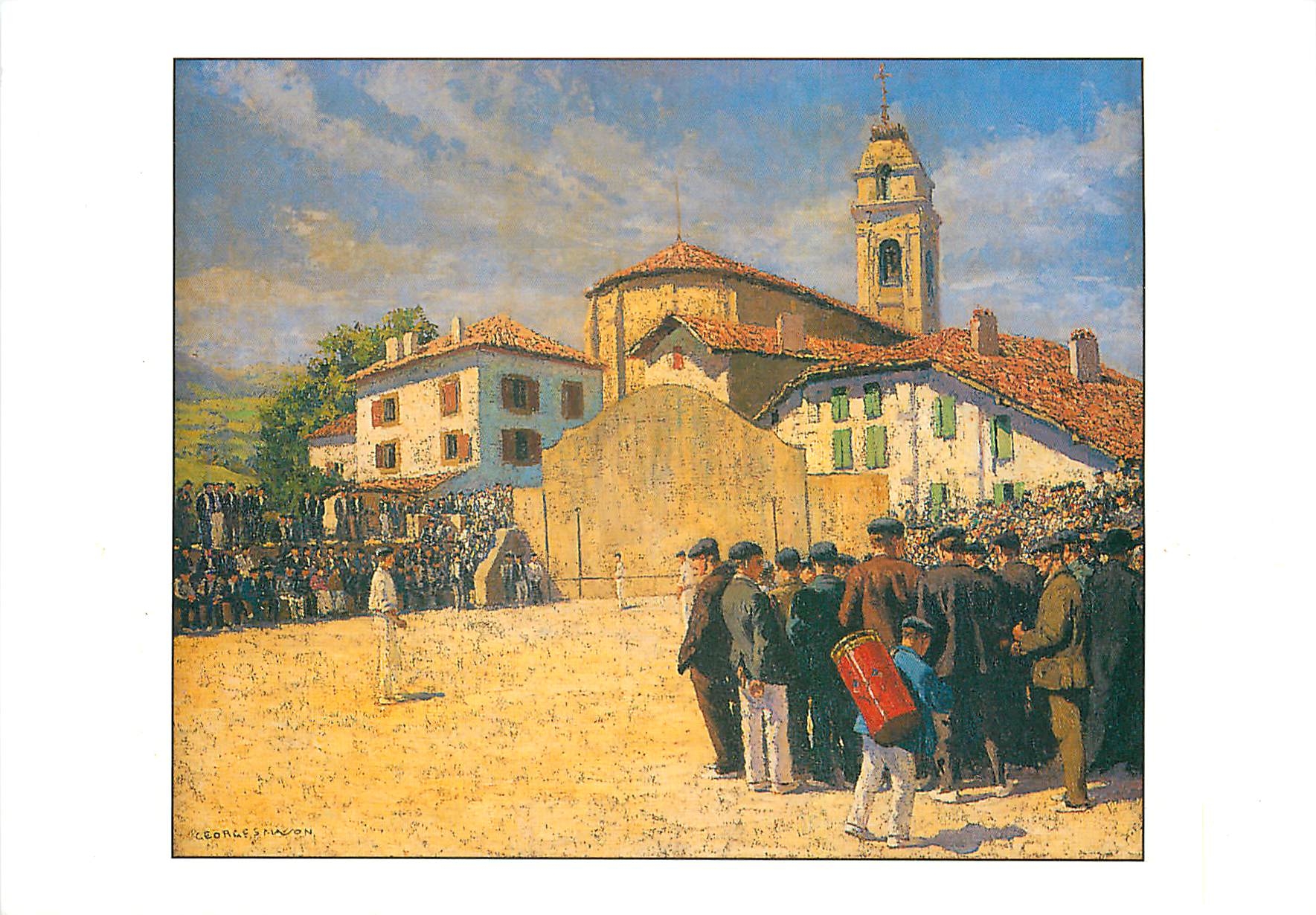 CPM Georges Masson 1875 Etretat 1949 Ciboure Urrugne 