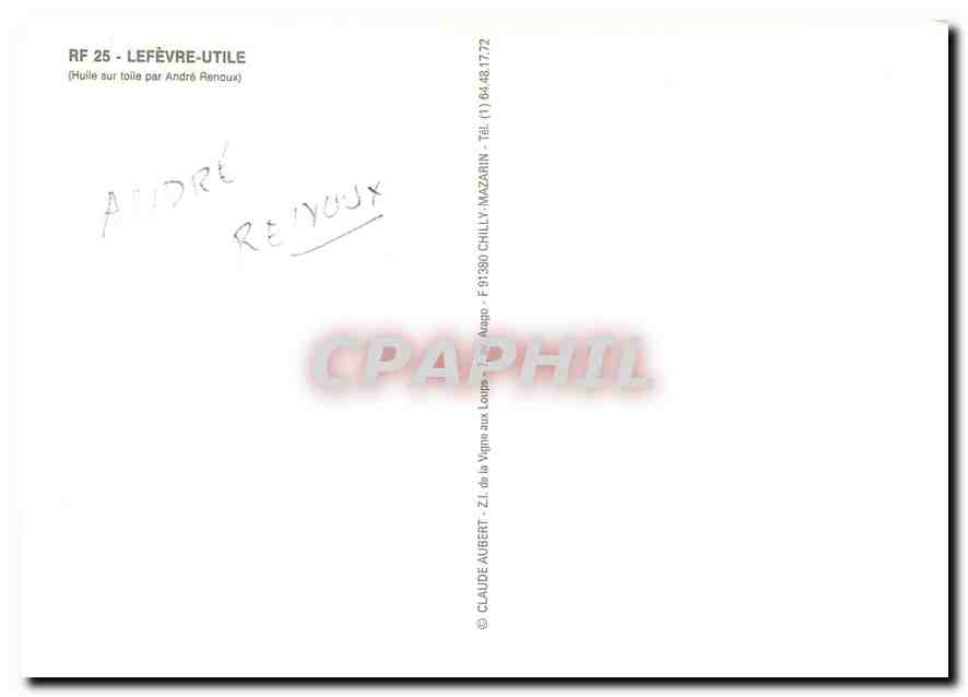 CPM Lefevre Utile  — Rückseite