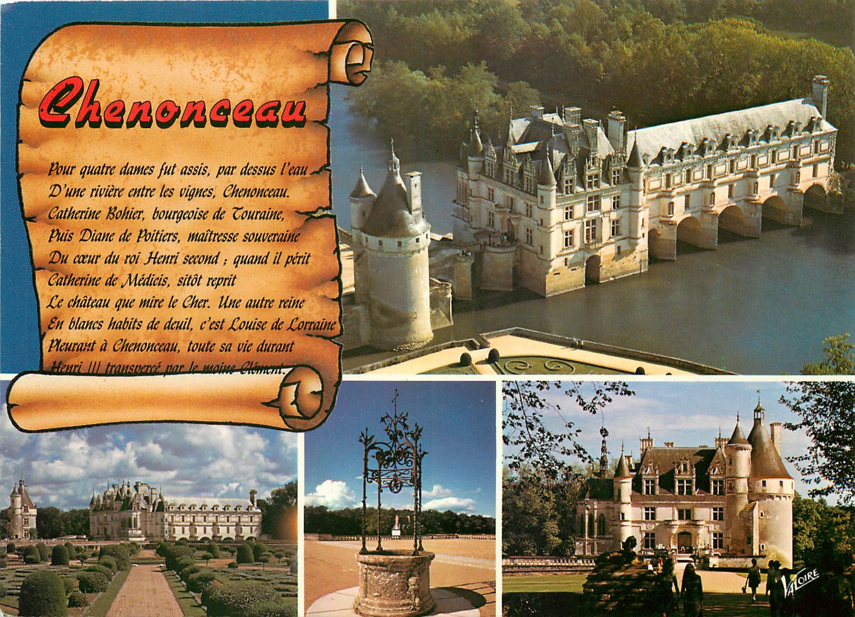 CPM Chenonceau Les Merveilles du Val de Loire Le Chateau de Chenonceau 