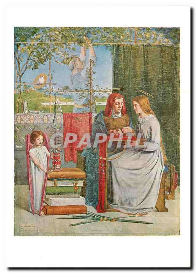 CPM DG Rossetti The Girlhood of Mary Virgin 1849 Tate Gallery 