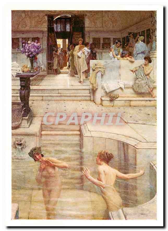 CPM Sir Lawrence Alma Tadema A Favourite Custon 1909 Tate Gallery 