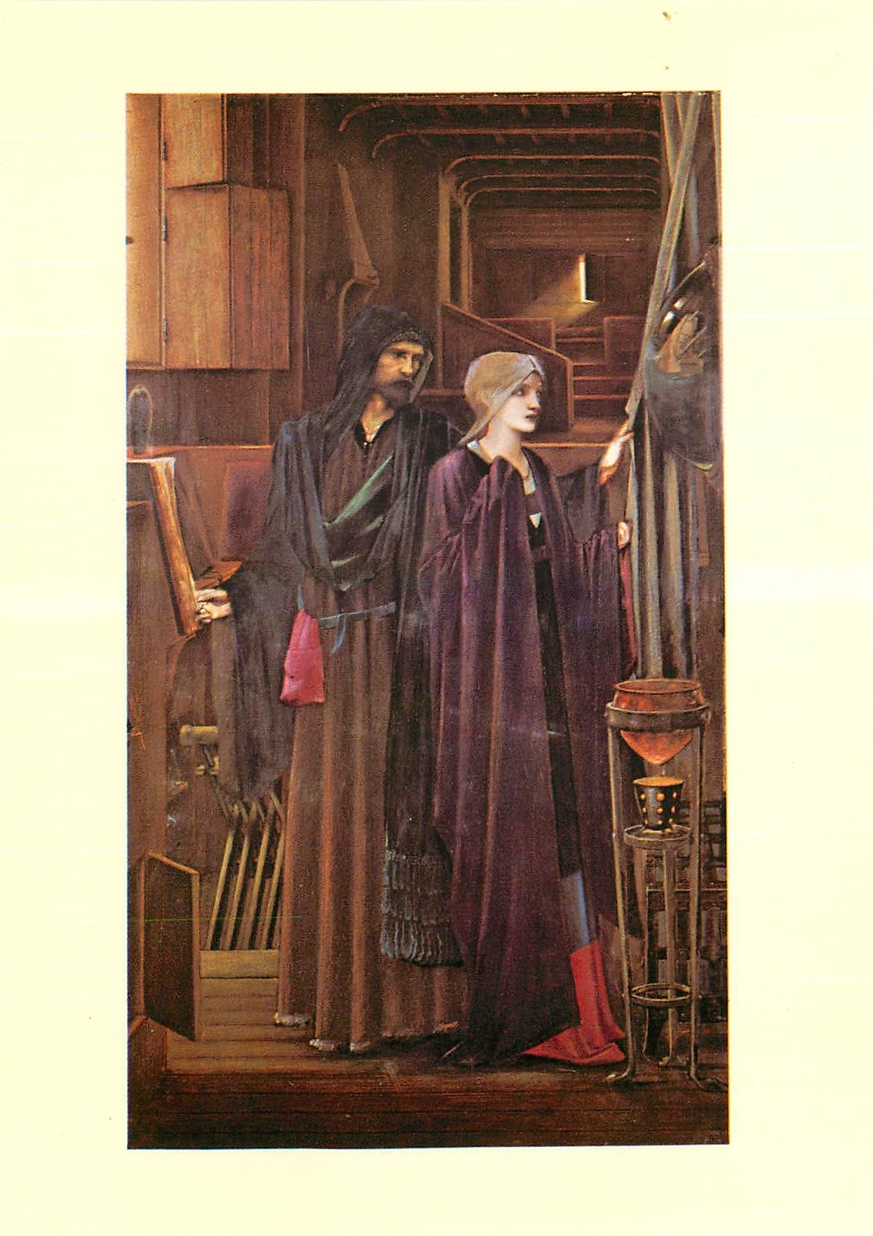 CPM The Wizard Edward Coley Burne Jones 1833 1898 In the City Museum and Art Gallery Birmingham 