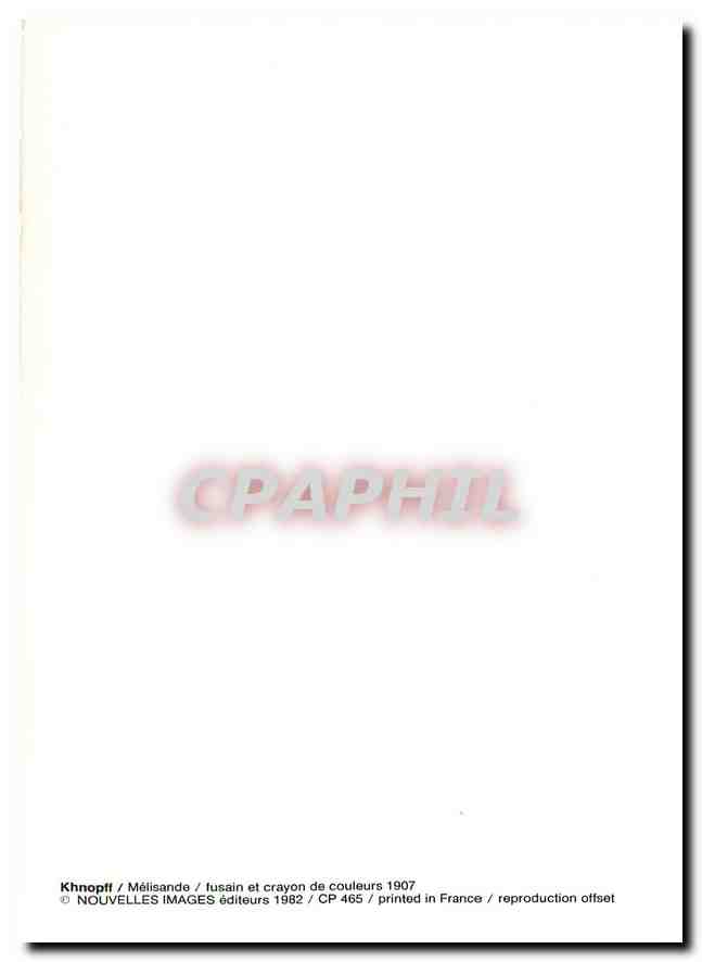 CPM Melisande Khnoopff  — Rückseite