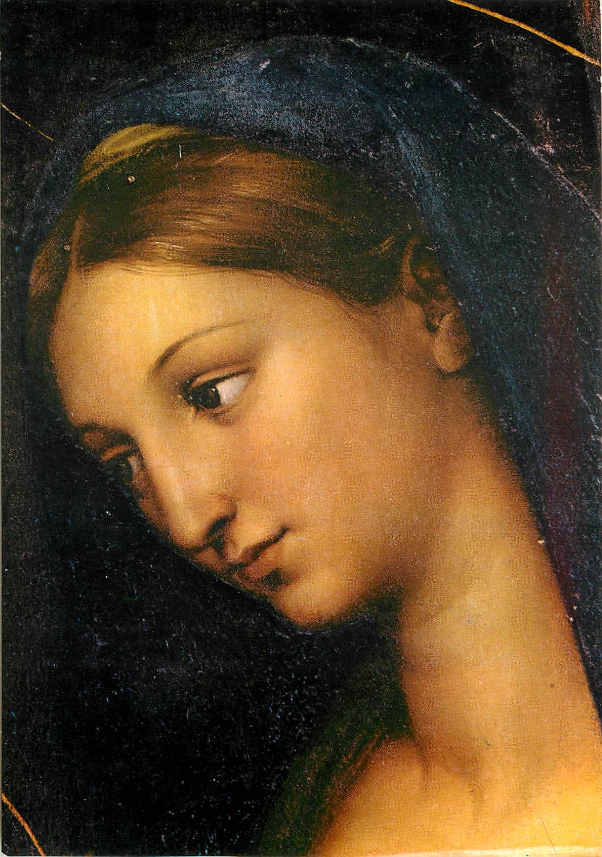 Madonne dell'Impannata — détail — Édition Giusti di S. Bocacci, série A.281