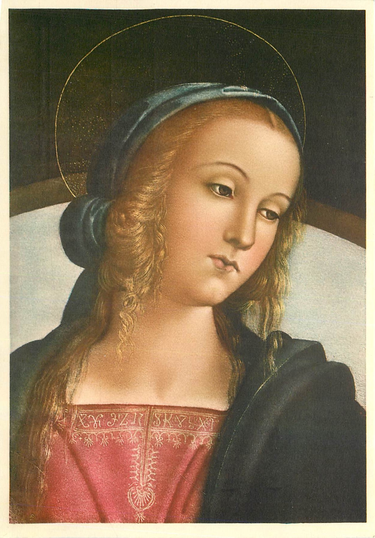 CPM La Vergine Part Perugino 
