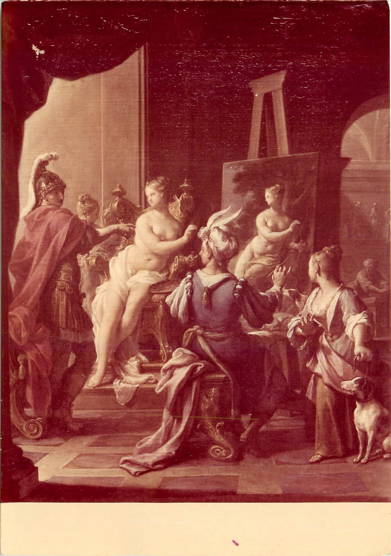 CPM La Peinture Italienne du XVIII Apelle Campaspe et Alexandre Le Grand 