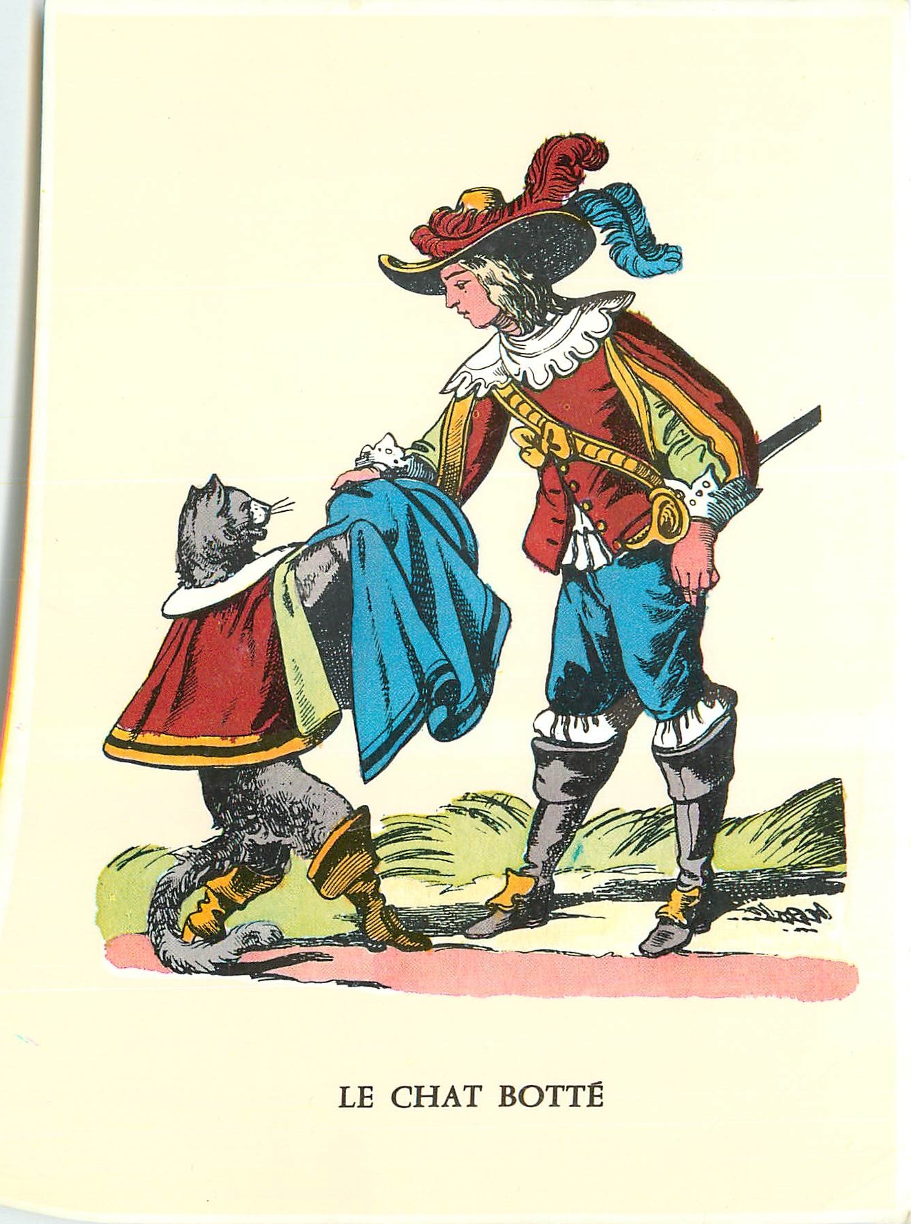 CPM Le Chat Botte Dessin de Charles Pinot 