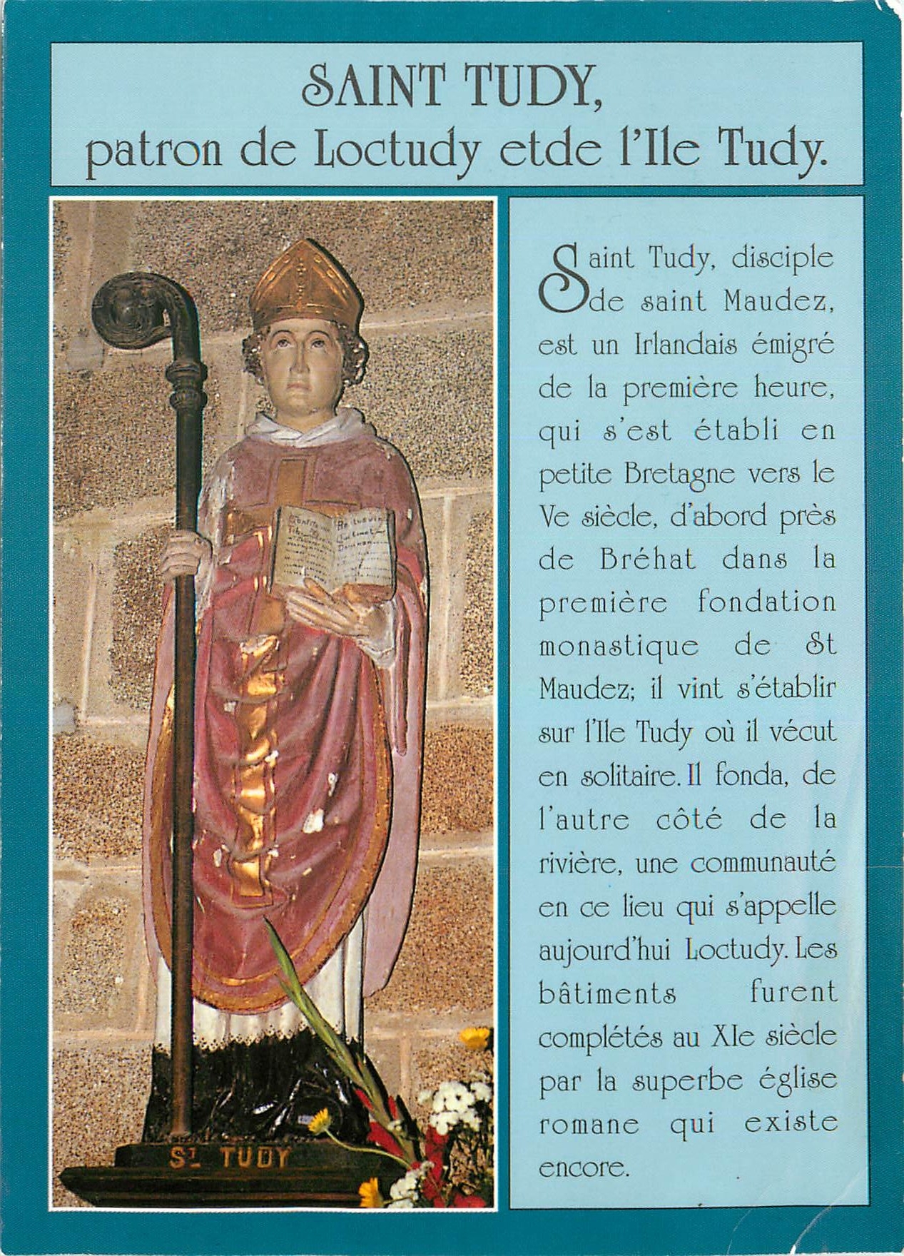 CPM Saint Tudy patron de Loctudy etde l'lle Tudy 