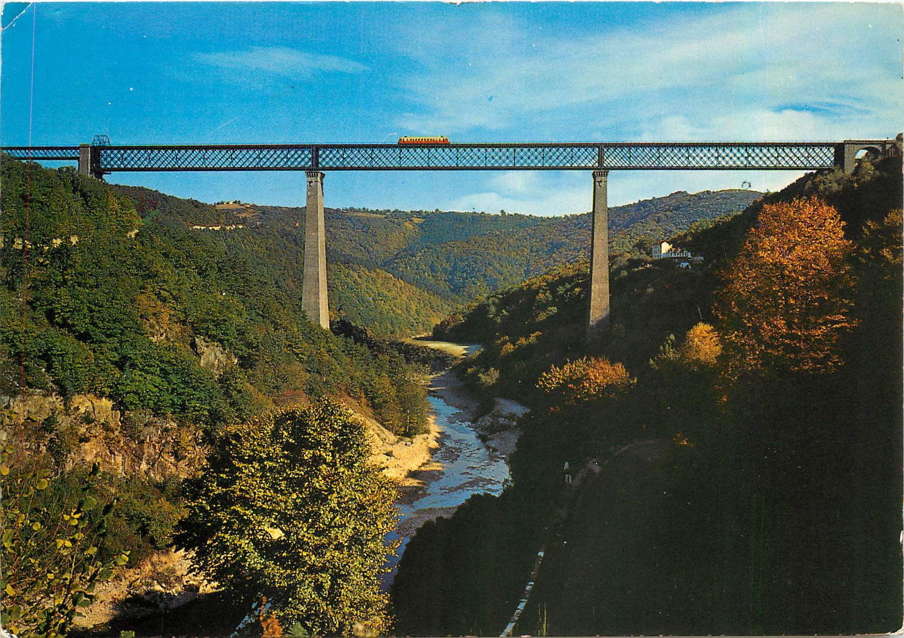 CPM L'Auvergne touristique Vallee de la Sioule Viaduc des Fades 