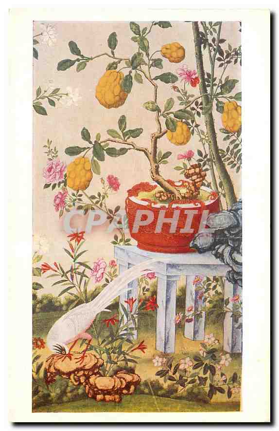 CPM Wall paper Part of a painted panel Victoria and Albert Museum 