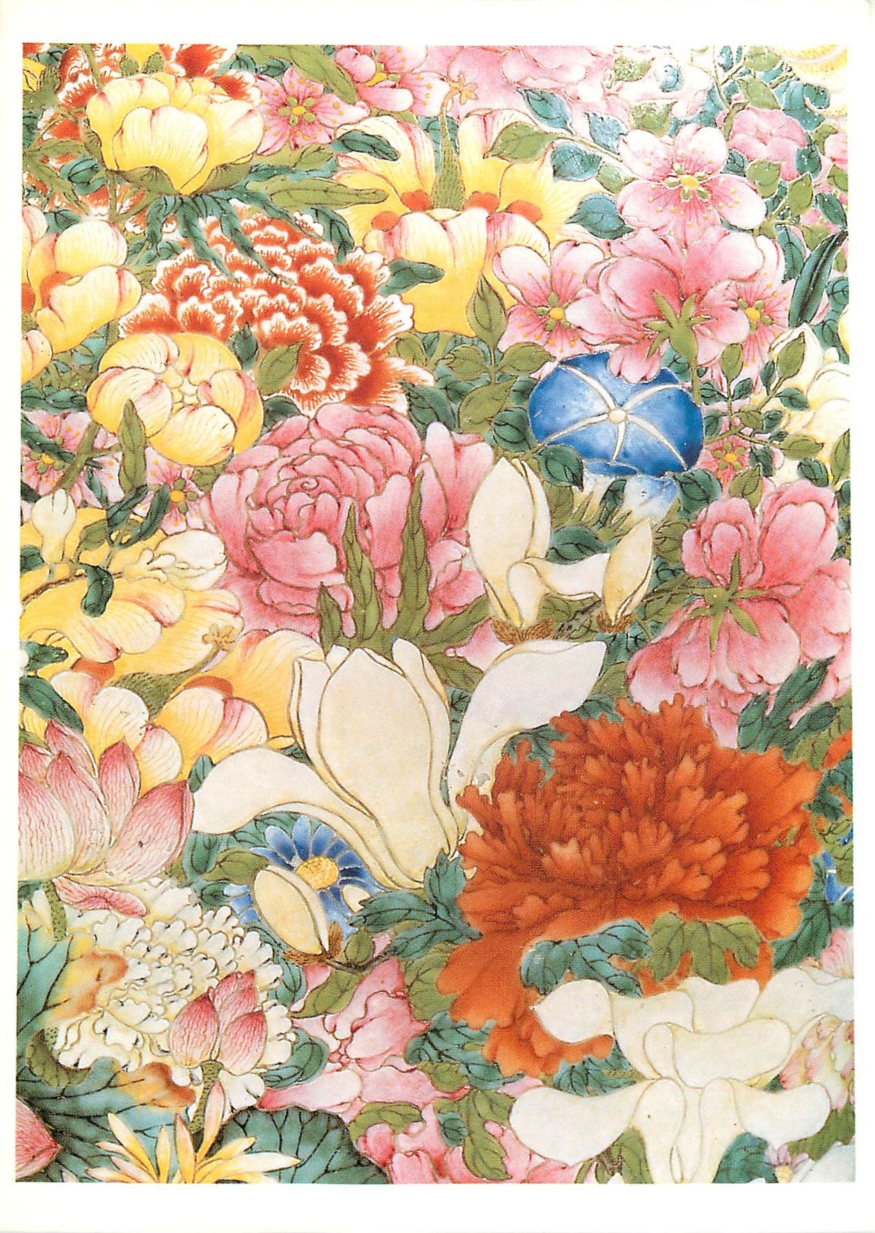 CPM Chine Marque et periode Qianlong 1736 1795 Vase Mille Fleurs 