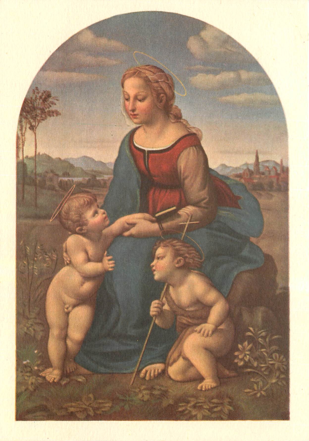 CPM La Belle Jardiniere Raffella Santi dit Raphael Sanzio 1483 1520 