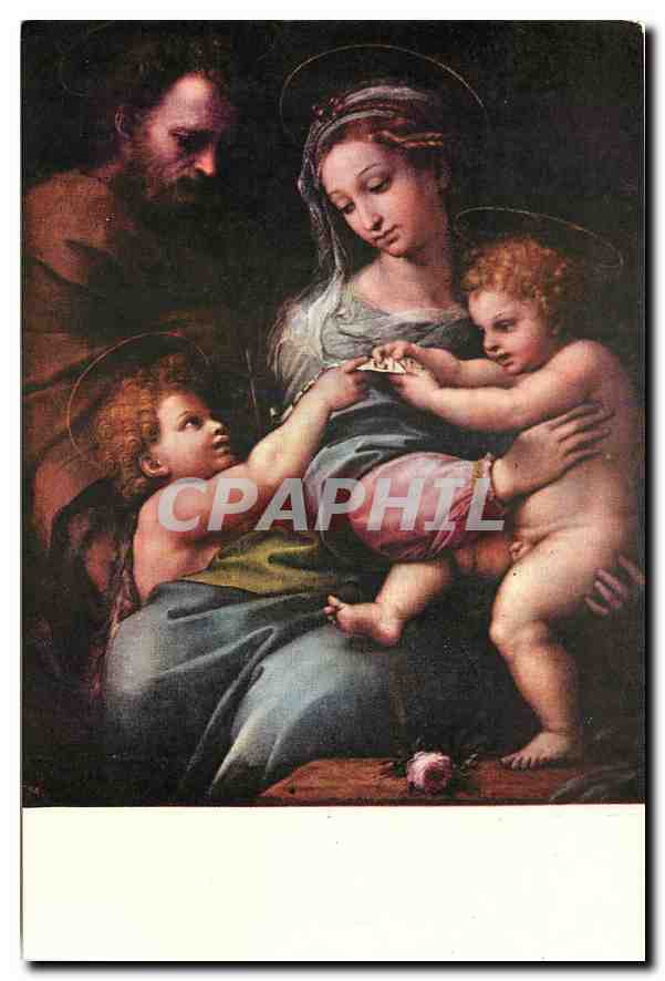 CPM Museo del Prado La Virgen de la Rosa 