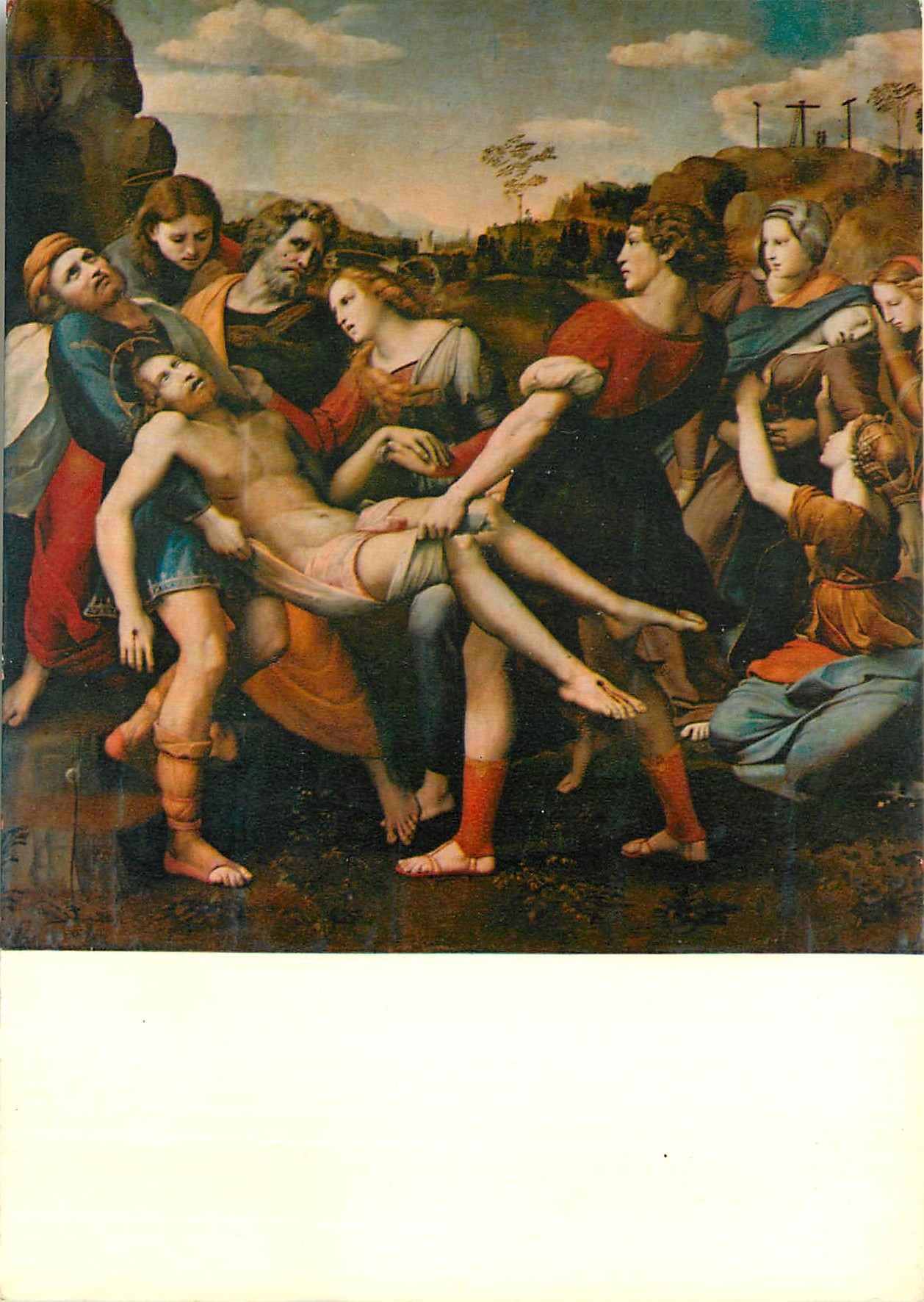 CPM Roma Raffaella Deposiziane Galleria Borghese 
