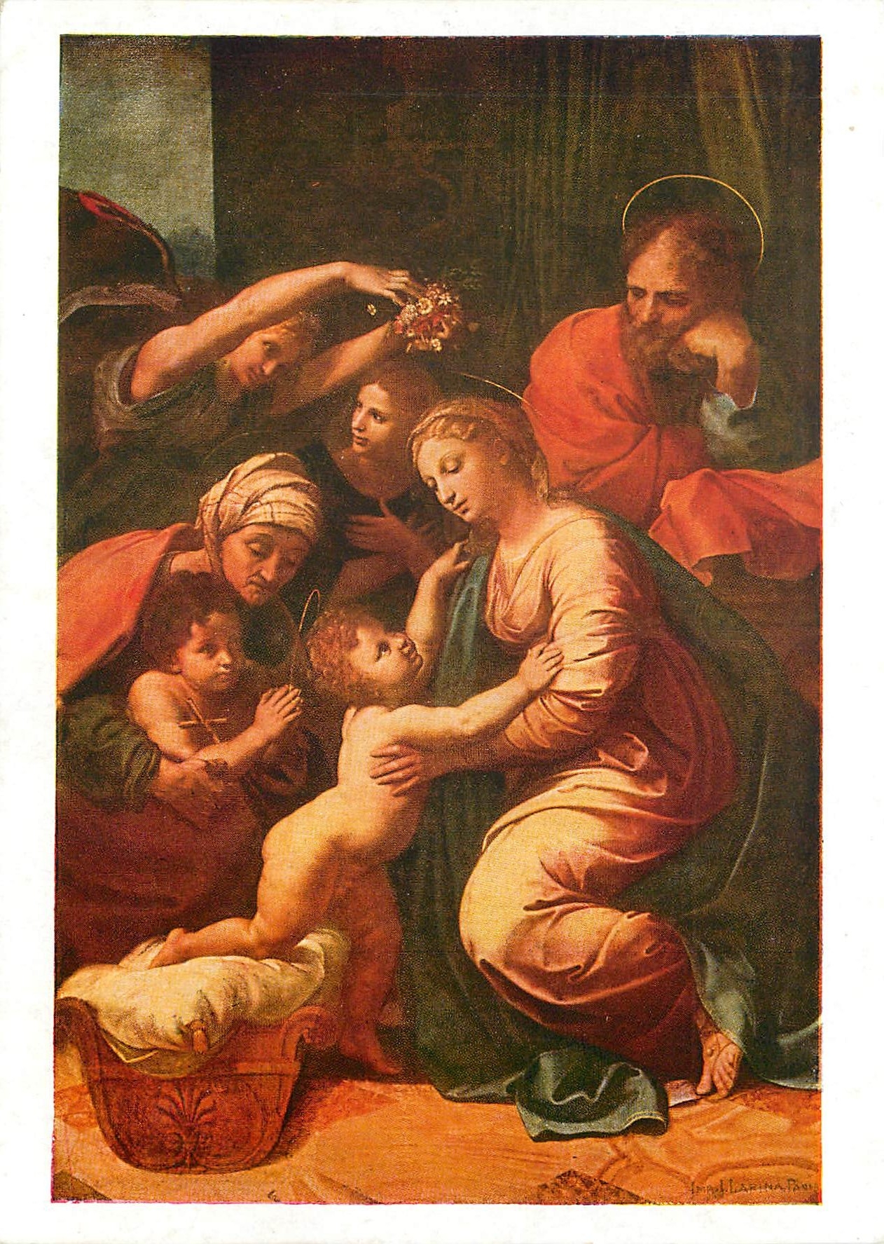 CPM Raffaello Santi La sainte famille dite de Francoise I 