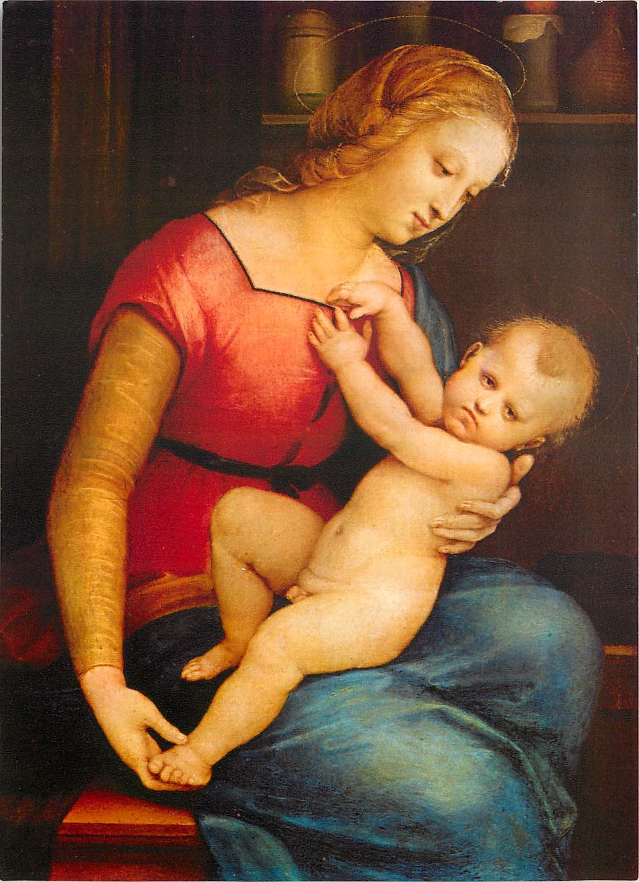CPM La Vierge de la Maison d'Orleans Raphael Musee Conde Chantilly 