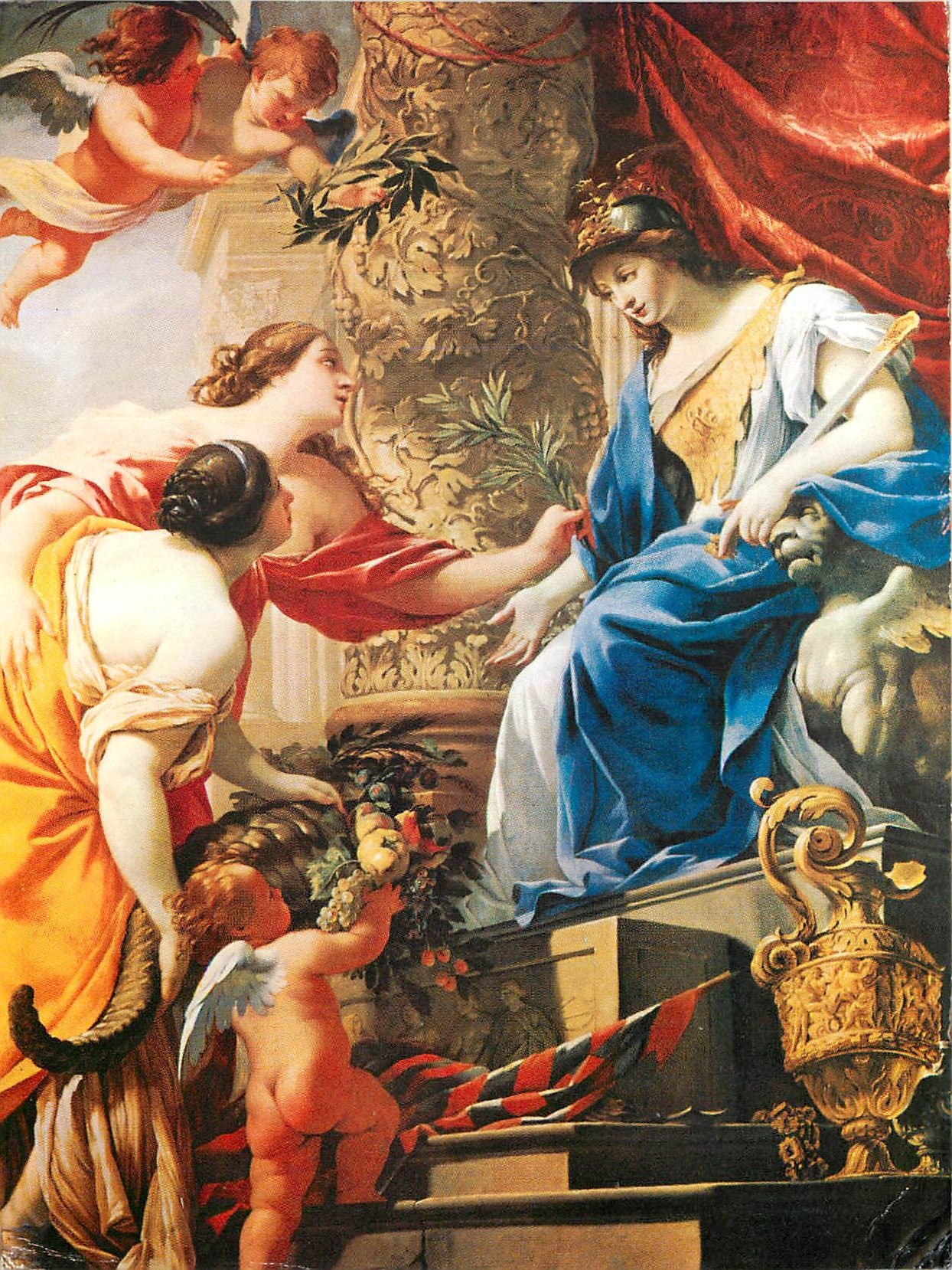 CPM La Societe des Amis du Louvre a acquis aux Etats Unis cette allegorie de la Paix 