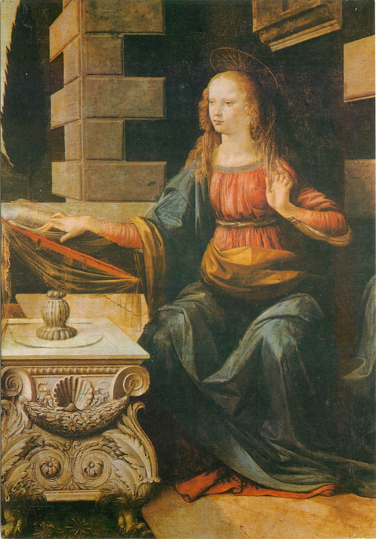 CPM Firenze Galleria Uffizi Leonard da Vinci 
