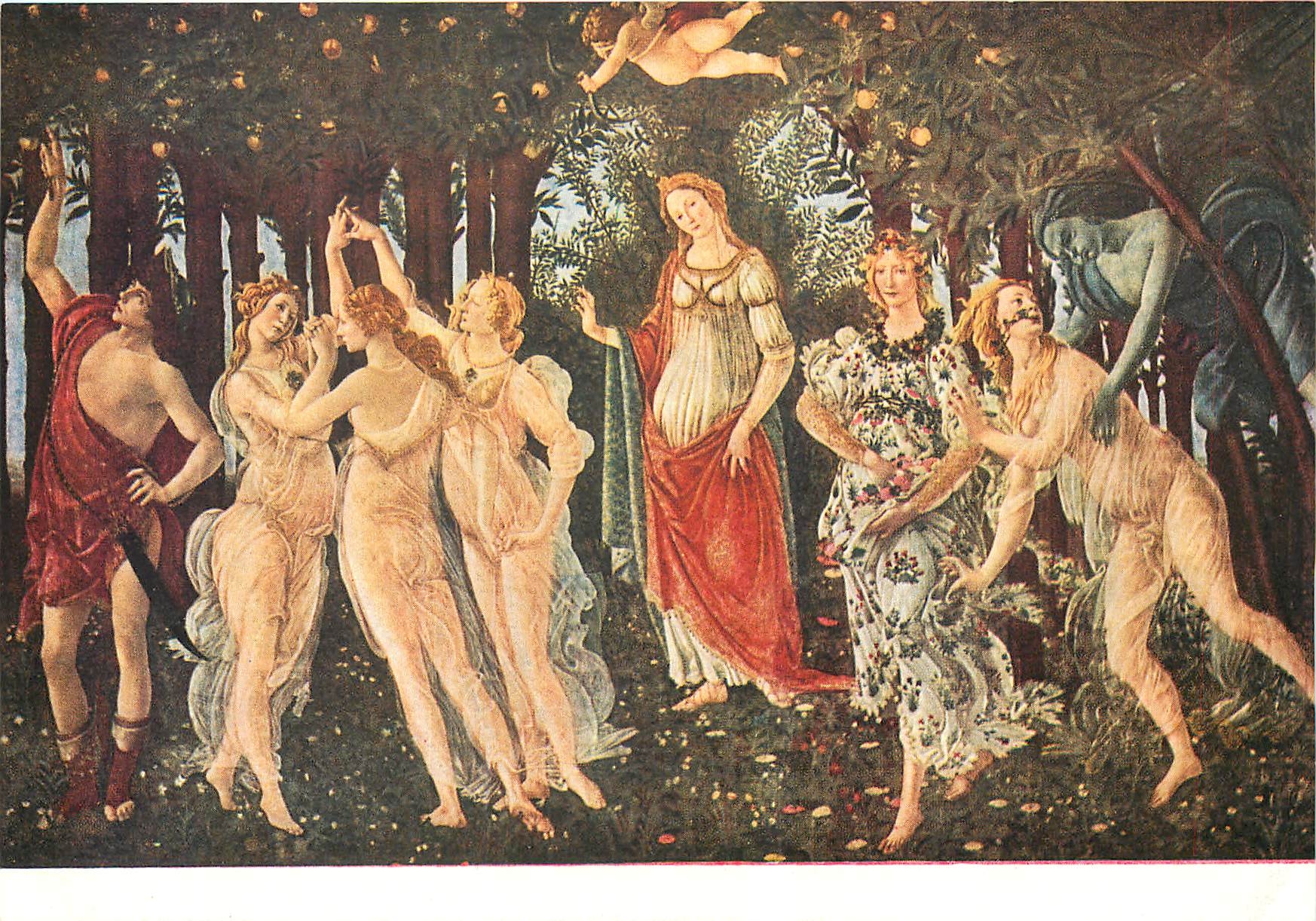 CPM Botticelli Sandro Filipepi dit Le Printemps 
