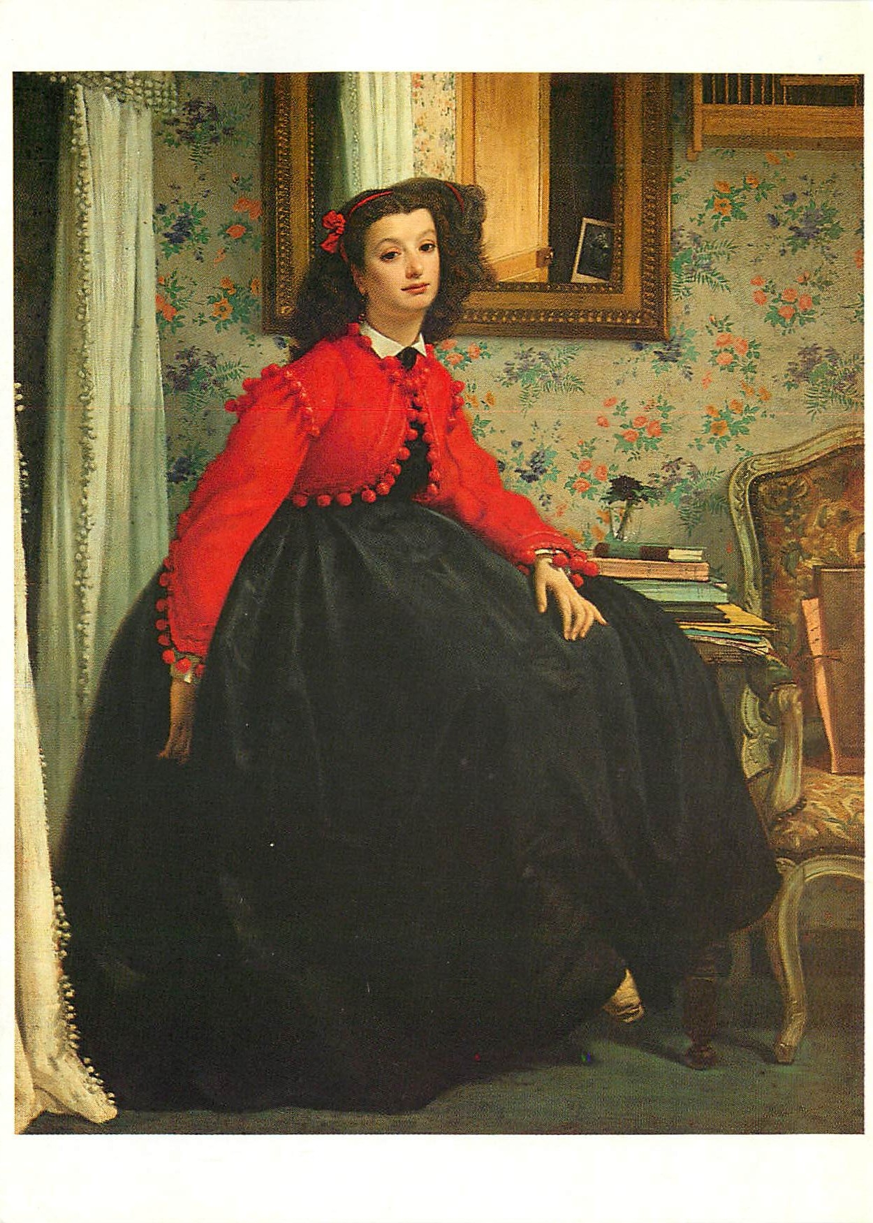 CPM James Tissot Portrait de Mile LL Musee d'Orsay Paris 