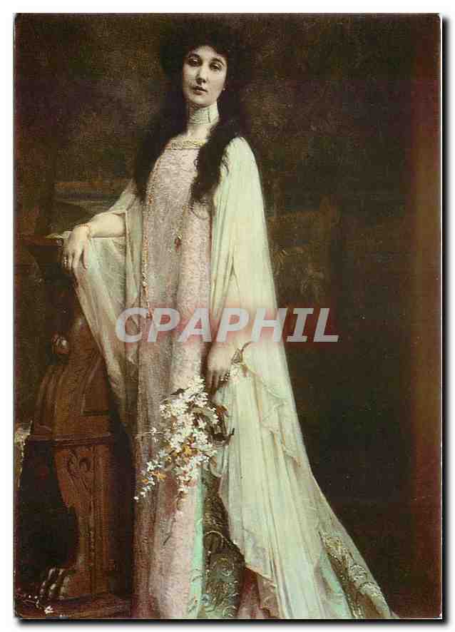 CPM Portrait de Mme Mitzi Dalti de l'Odeon 1804 par Auguste Leroux 