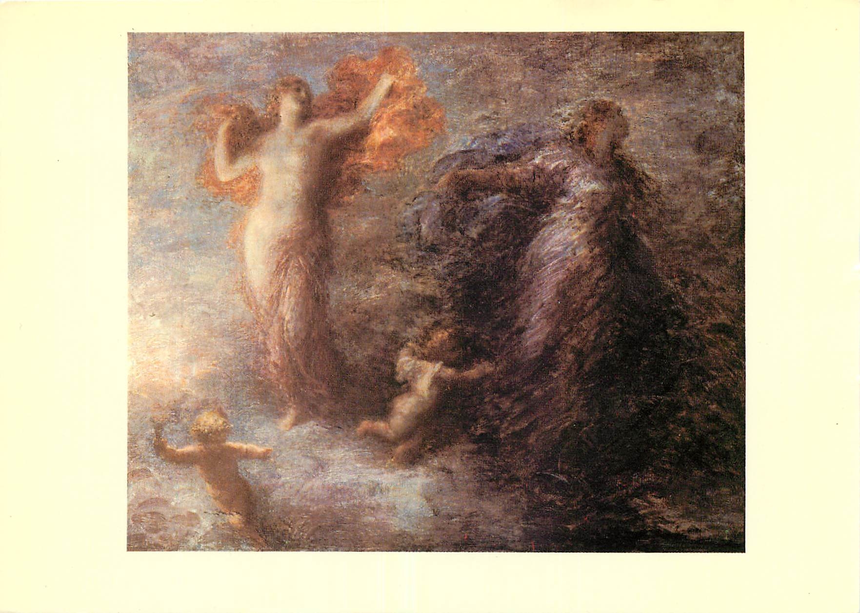 L'Aurore et la Nuit — œuvre de Théodore Fantin-Latour — CPAPHIL