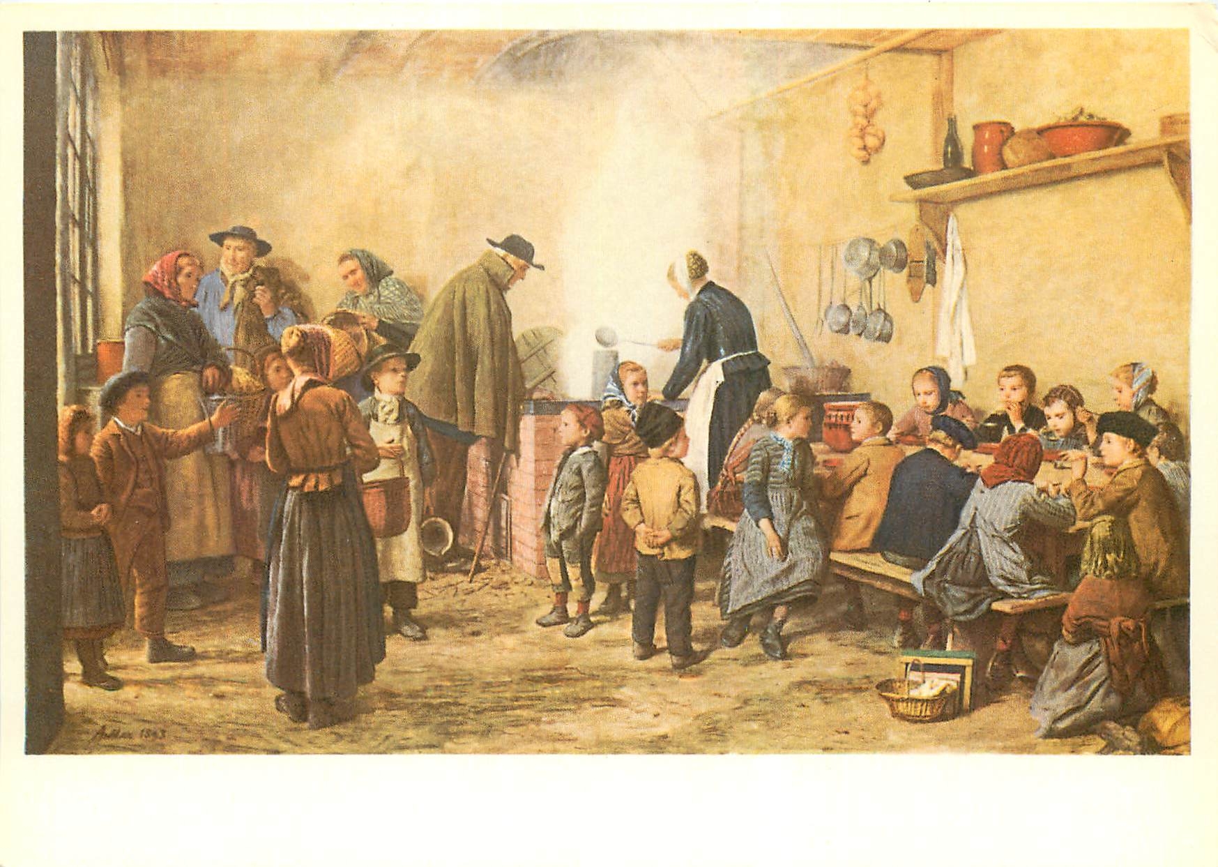 CPM Albert Anker Armensuppe in ins 1893 Museum Bern 