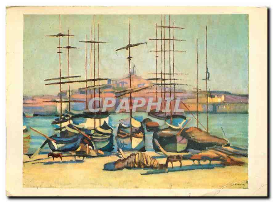 CPM Les Chefs D'Ceuvre du Musee du Havre Charles Camoin 1879 Port de Marseille 