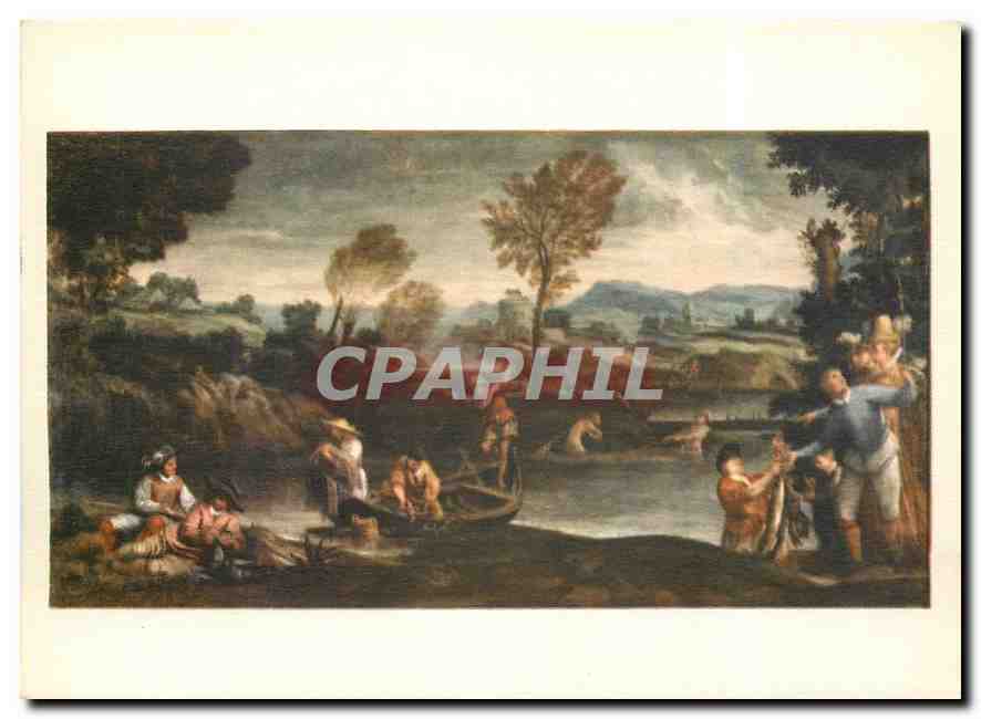 CPM Peinture Italienne XV XVII XVIII Siecle Annibale Carracci dit Carrache 1560 1609 La Peche Musee 