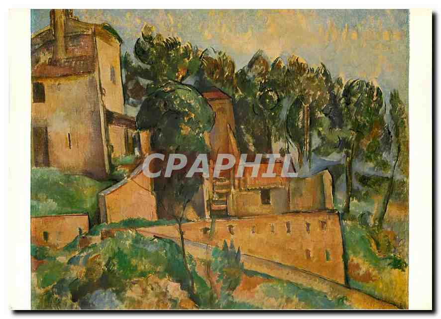 CPM Paul Cezanne 1839 1906 La Maison de Bellevue 1890 1892 Collection particulaire Geneve 