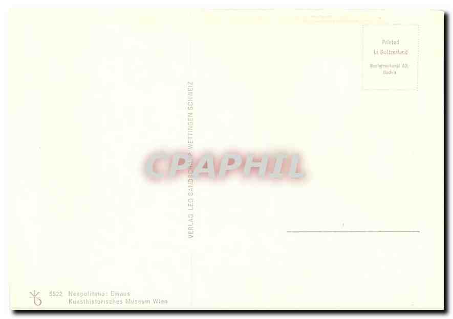 CPM Kunsthistorisches Museum Wien  — Verso