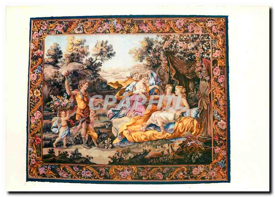 CPM Aubusson Capitale de la Tapisserie La toilette de Venus et Apollon 