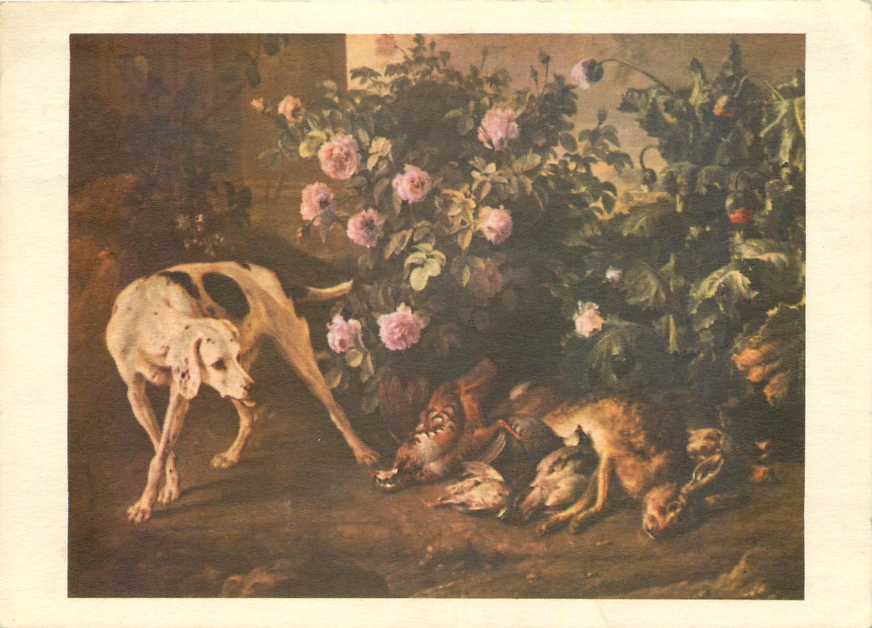 CPM Peinture Francaise Le XVIII siecle Francois Desportes 1661 1743 Le chien Musee du Louvre 