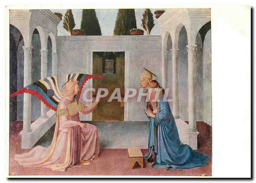 CPM Beato Angelico Annunciazone Firenze Museo di S Marco 