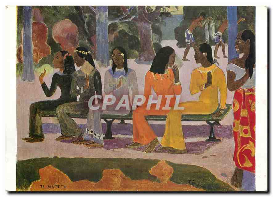 CPM Paul Gauguin Te Malete Musee de Baie Ecole Francaise 