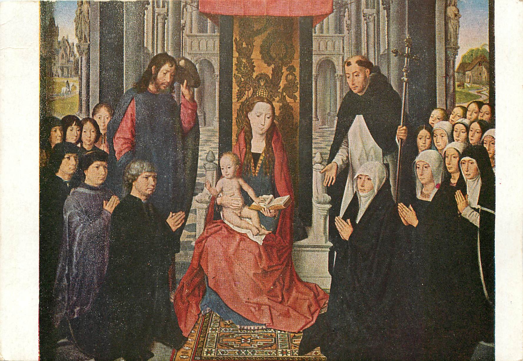 CPM Hans Memling 1433 1494 La Vierge dite de Jacques Floreins 