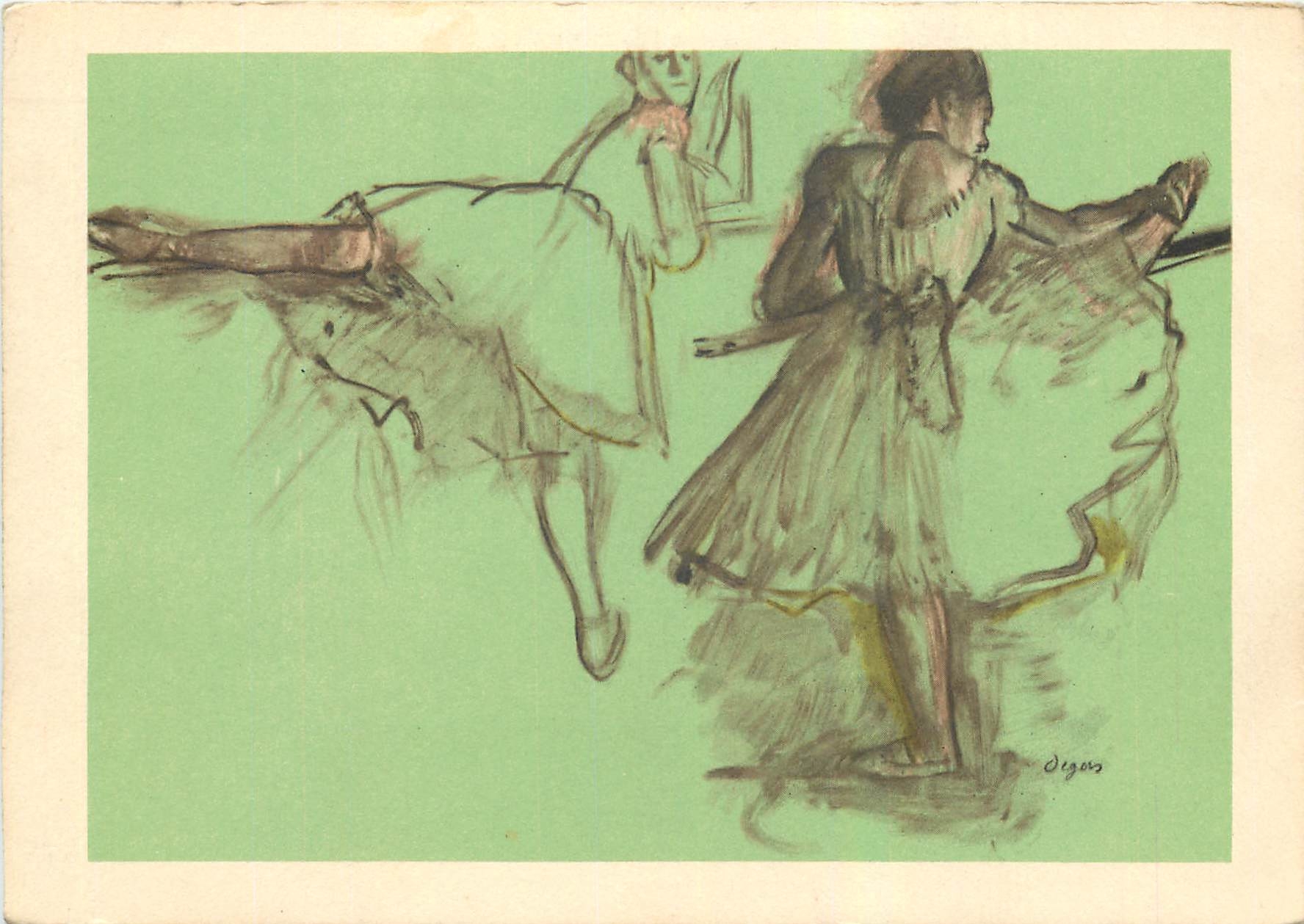 CPM E Degas Danseuruses a la barre 