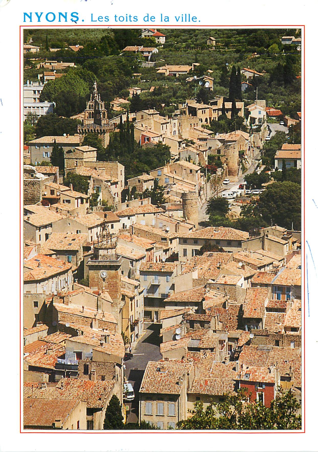 NYONS. Les toits de la ville. — Éditions SL - B.P. 3041 - Nyons (Drôme) — n° 75018
