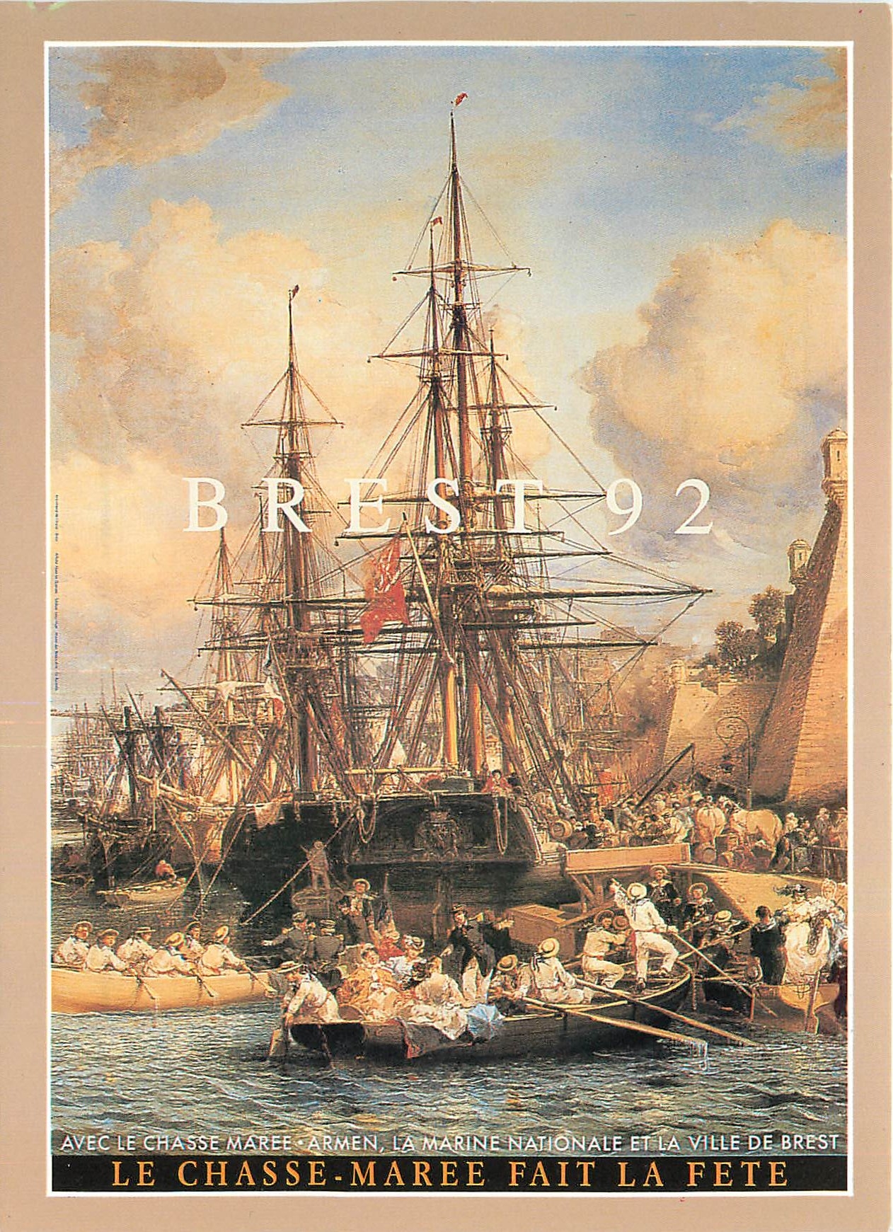CPM En Bretagne Rassemblement de bateaux traditionneis 