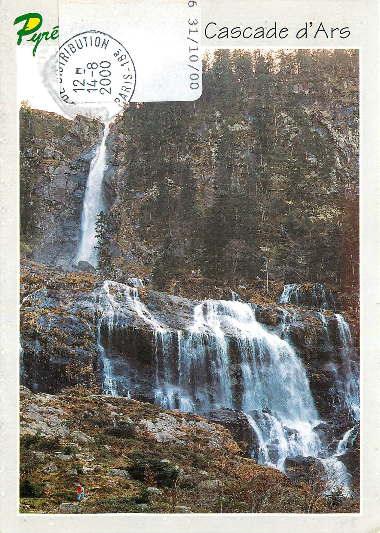CPM Sites Pyrenees Environs d'Aulus les Bains La cascade d'Ars 