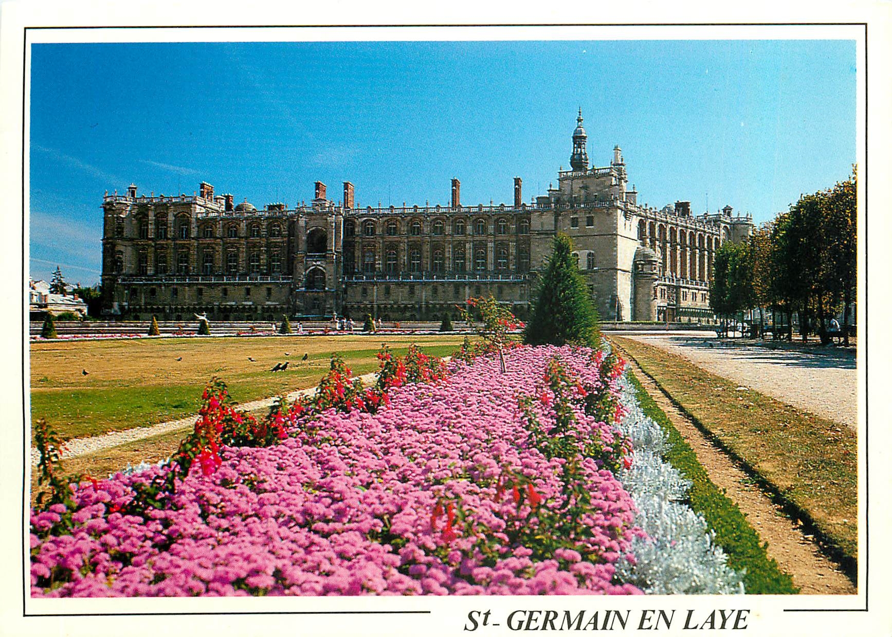 CPM Saint Germain en Laye Le Chateau et le Parc 